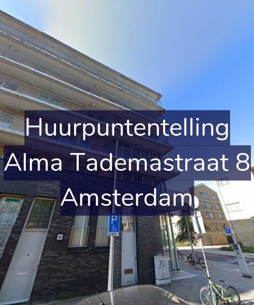 Foto gevel Huurpuntentelling voor Alma Tademastraat 8, Amsterdam