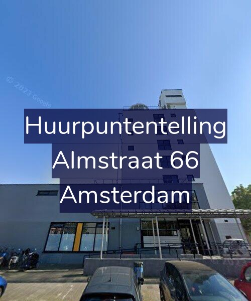 Foto gevel Huurpuntentelling voor Almstraat 66, Amsterdam