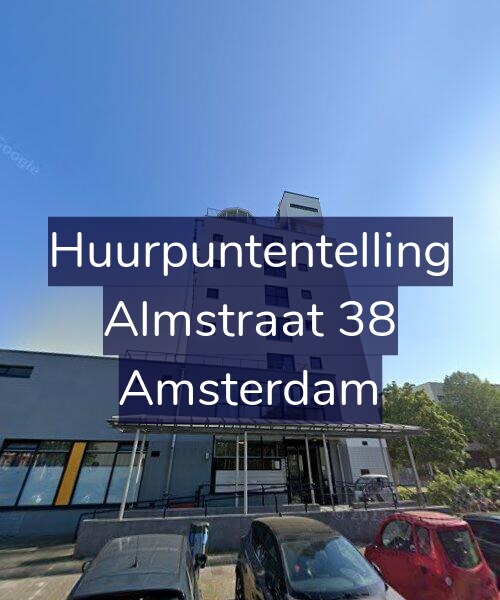 Foto gevel Huurpuntentelling voor Almstraat 38, Amsterdam