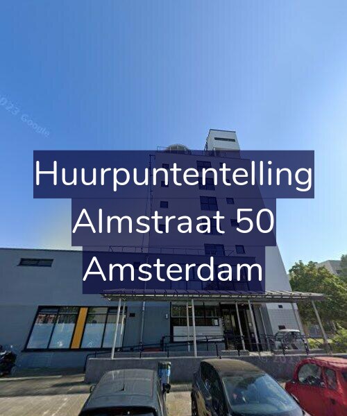 Foto gevel Huurpuntentelling voor Almstraat 50, Amsterdam