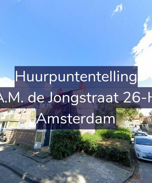 Foto gevel Huurpuntentelling voor A.M. de Jongstraat 26-H, Amsterdam