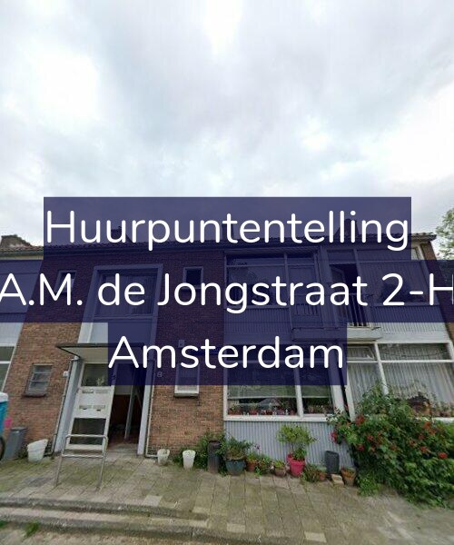 Foto gevel Huurpuntentelling voor A.M. de Jongstraat 2-H, Amsterdam