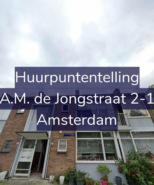 Foto gevel Huurpuntentelling voor A.M. de Jongstraat 2-1, Amsterdam