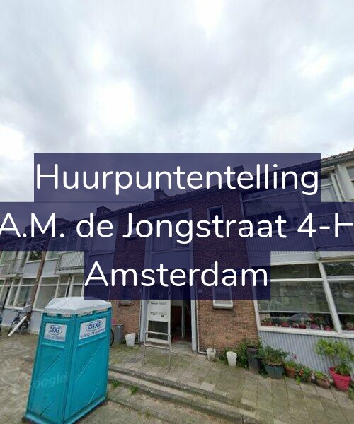 Foto gevel Huurpuntentelling voor A.M. de Jongstraat 4-H, Amsterdam