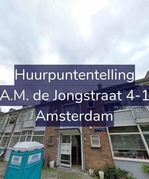 Foto gevel Huurpuntentelling voor A.M. de Jongstraat 4-1, Amsterdam