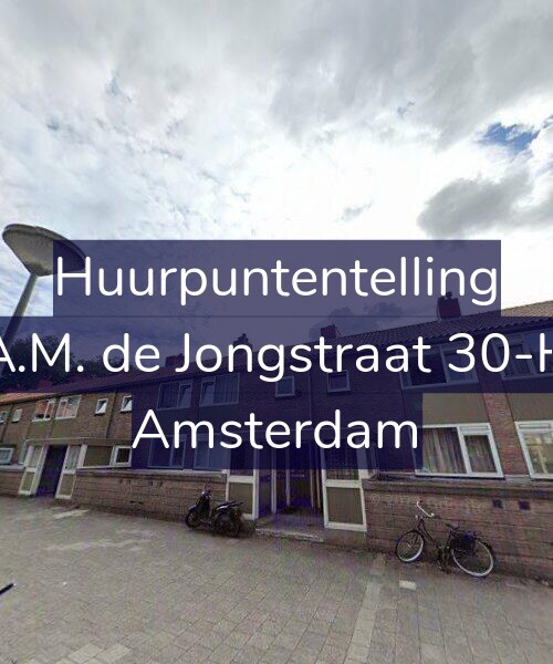 Foto gevel Huurpuntentelling voor A.M. de Jongstraat 30-H, Amsterdam
