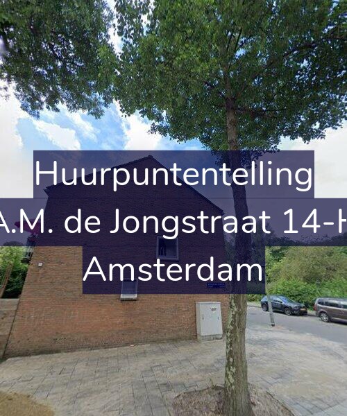 Foto gevel Huurpuntentelling voor A.M. de Jongstraat 14-H, Amsterdam