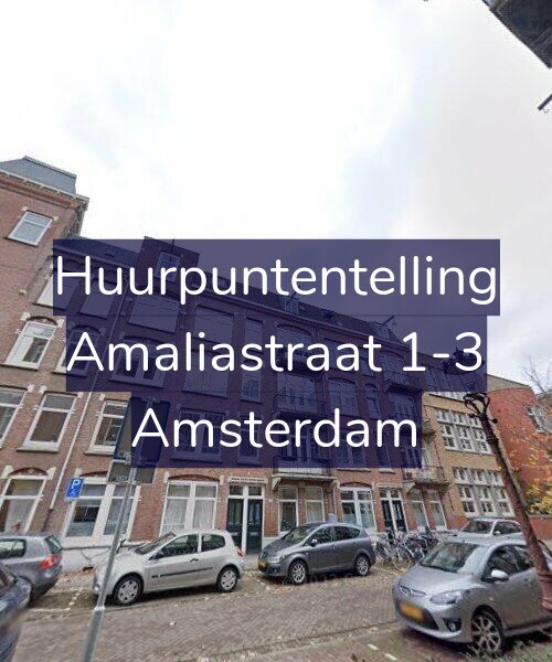 Foto gevel Huurpuntentelling voor Amaliastraat 1-3, Amsterdam