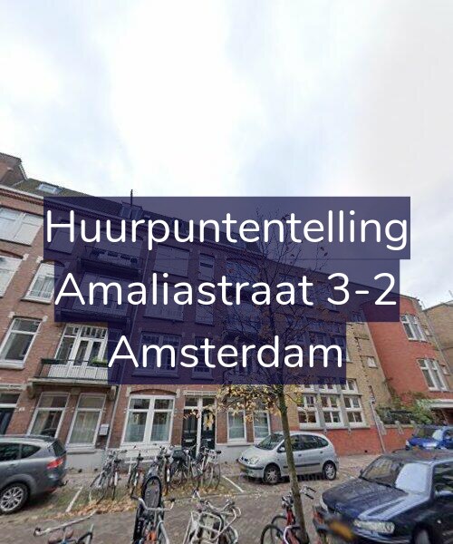 Foto gevel Huurpuntentelling voor Amaliastraat 3-2, Amsterdam