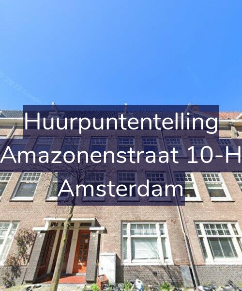 Foto gevel Huurpuntentelling voor Amazonenstraat 10-H, Amsterdam