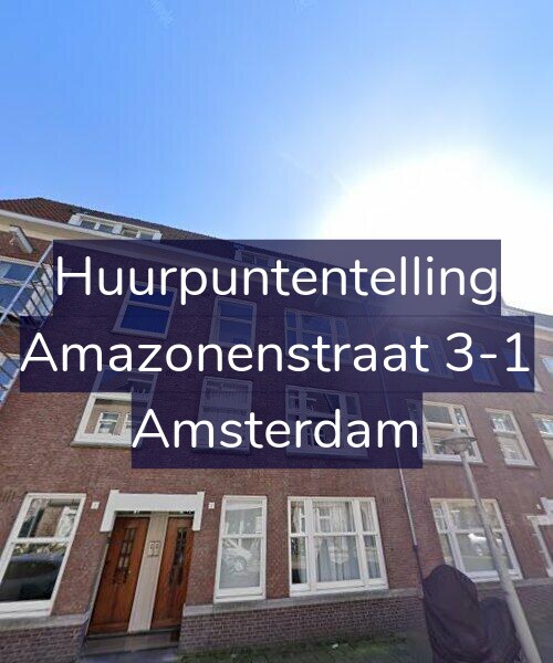 Foto gevel Huurpuntentelling voor Amazonenstraat 3-1, Amsterdam