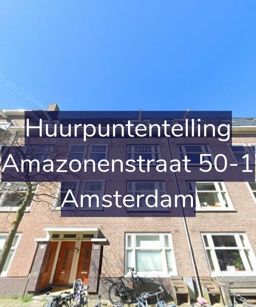 Foto gevel Huurpuntentelling voor Amazonenstraat 50-1, Amsterdam