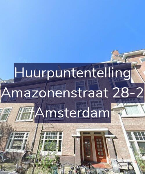 Foto gevel Huurpuntentelling voor Amazonenstraat 28-2, Amsterdam