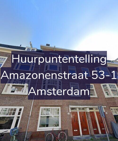 Foto gevel Huurpuntentelling voor Amazonenstraat 53-1, Amsterdam
