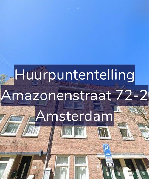 Foto gevel Huurpuntentelling voor Amazonenstraat 72-2, Amsterdam