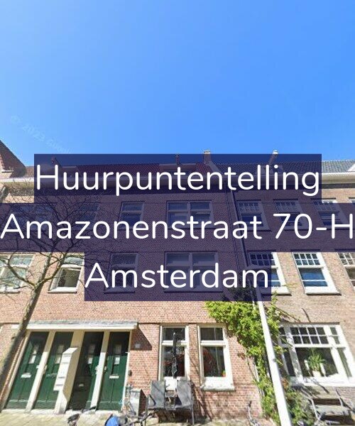Foto gevel Huurpuntentelling voor Amazonenstraat 70-H, Amsterdam