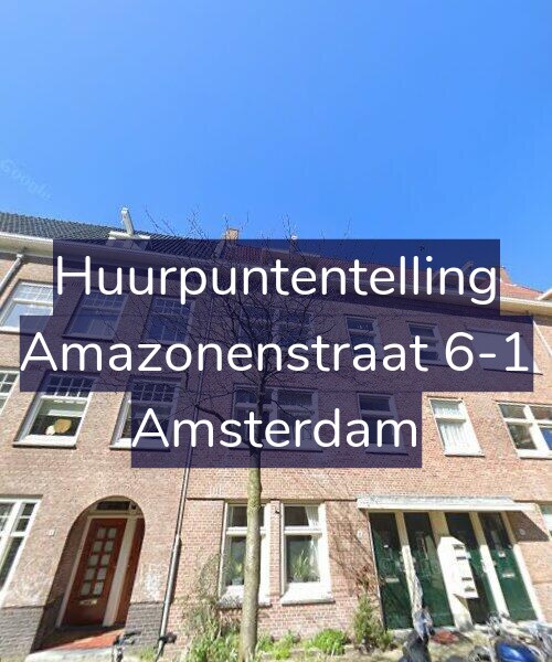 Foto gevel Huurpuntentelling voor Amazonenstraat 6-1, Amsterdam