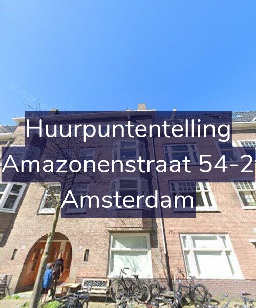 Foto gevel Huurpuntentelling voor Amazonenstraat 54-2, Amsterdam