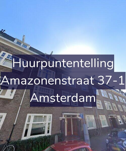 Foto gevel Huurpuntentelling voor Amazonenstraat 37-1, Amsterdam