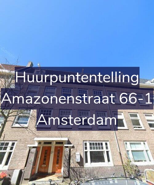 Foto gevel Huurpuntentelling voor Amazonenstraat 66-1, Amsterdam