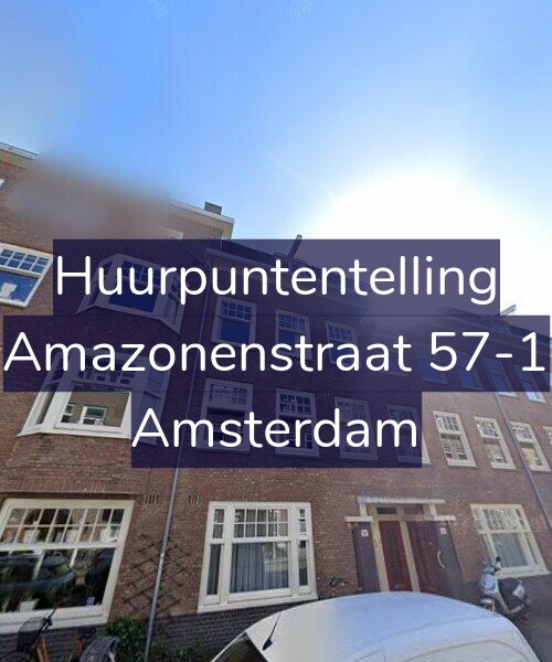 Foto gevel Huurpuntentelling voor Amazonenstraat 57-1, Amsterdam