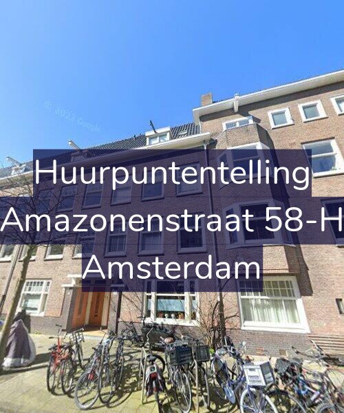 Foto gevel Huurpuntentelling voor Amazonenstraat 58-H, Amsterdam