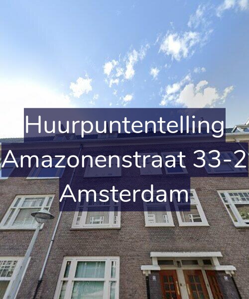Foto gevel Huurpuntentelling voor Amazonenstraat 33-2, Amsterdam