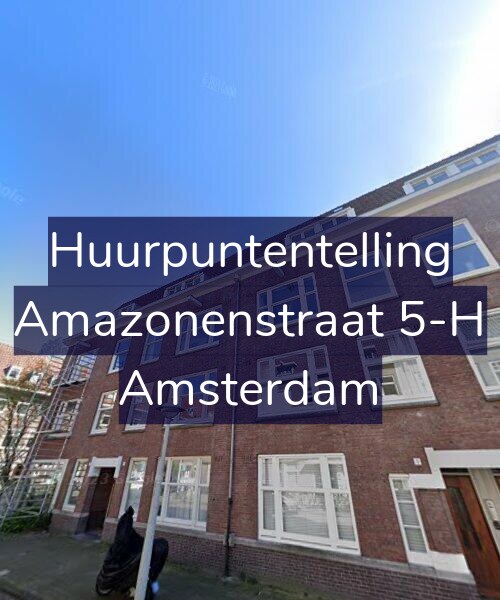 Foto gevel Huurpuntentelling voor Amazonenstraat 5-H, Amsterdam