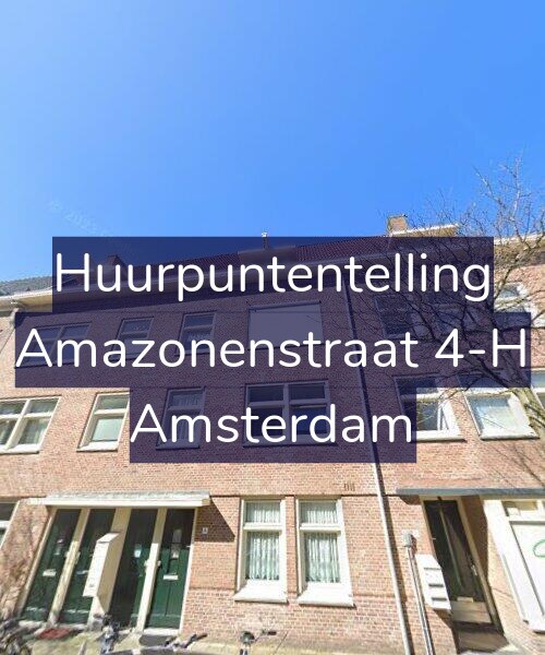 Foto gevel Huurpuntentelling voor Amazonenstraat 4-H, Amsterdam
