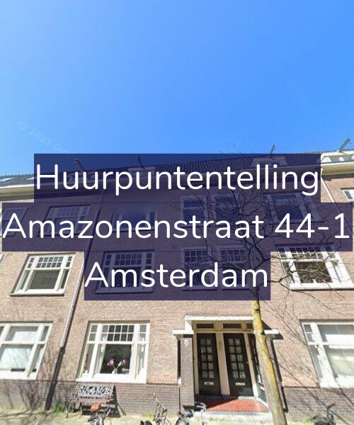 Foto gevel Huurpuntentelling voor Amazonenstraat 44-1, Amsterdam