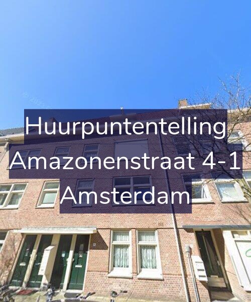 Foto gevel Huurpuntentelling voor Amazonenstraat 4-1, Amsterdam