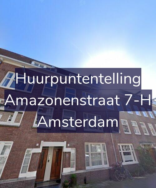 Foto gevel Huurpuntentelling voor Amazonenstraat 7-H, Amsterdam