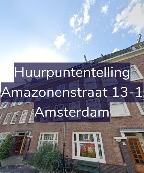 Foto gevel Huurpuntentelling voor Amazonenstraat 13-1, Amsterdam