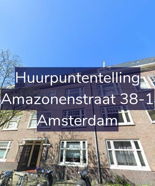 Foto gevel Huurpuntentelling voor Amazonenstraat 38-1, Amsterdam
