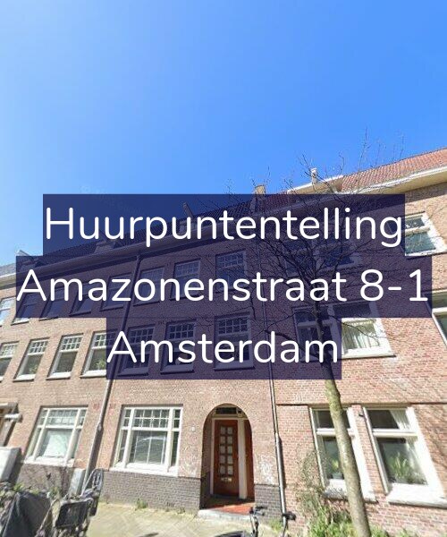Foto gevel Huurpuntentelling voor Amazonenstraat 8-1, Amsterdam