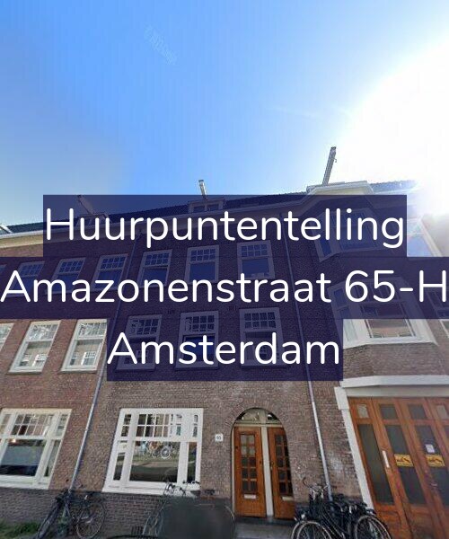 Foto gevel Huurpuntentelling voor Amazonenstraat 65-H, Amsterdam