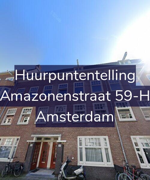 Foto gevel Huurpuntentelling voor Amazonenstraat 59-H, Amsterdam