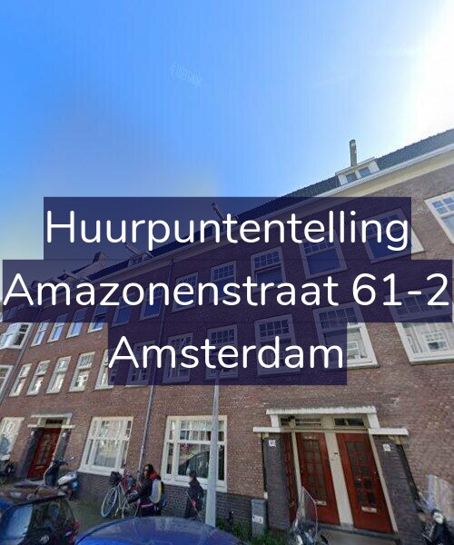 Foto gevel Huurpuntentelling voor Amazonenstraat 61-2, Amsterdam
