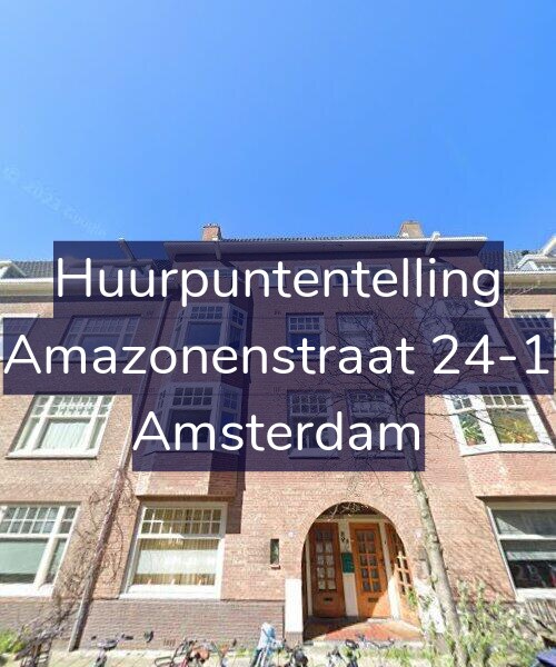 Foto gevel Huurpuntentelling voor Amazonenstraat 24-1, Amsterdam