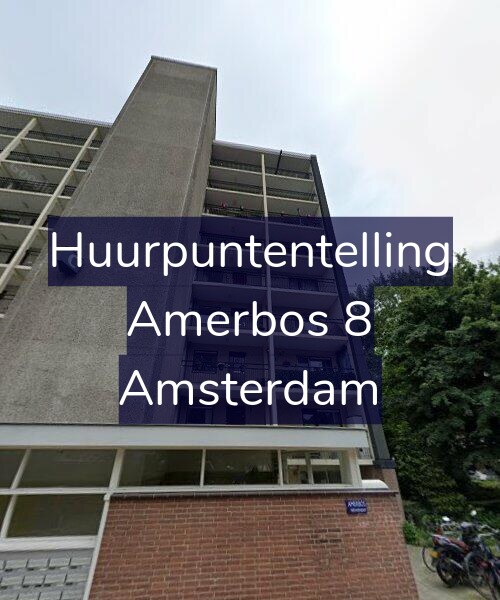 Foto gevel Huurpuntentelling voor Amerbos 8, Amsterdam
