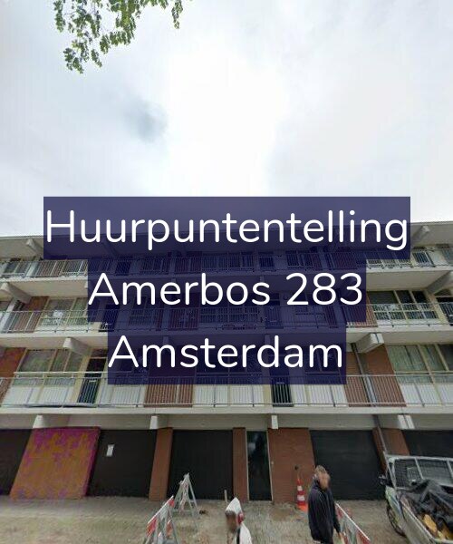 Foto gevel Huurpuntentelling voor Amerbos 283, Amsterdam