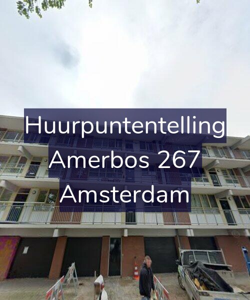 Foto gevel Huurpuntentelling voor Amerbos 267, Amsterdam