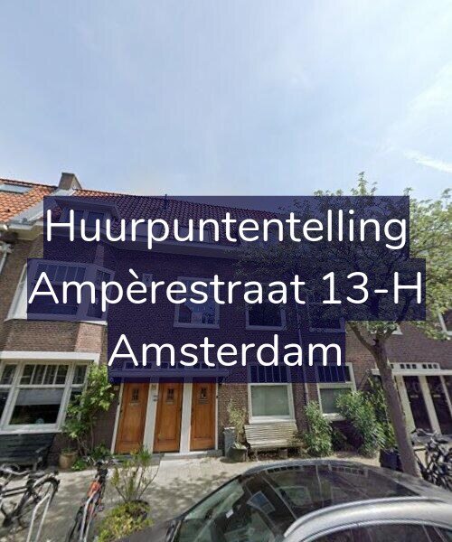 Foto gevel Huurpuntentelling voor Ampèrestraat 13-H, Amsterdam