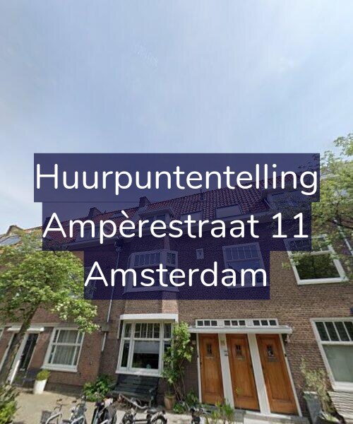 Foto gevel Huurpuntentelling voor Ampèrestraat 11, Amsterdam