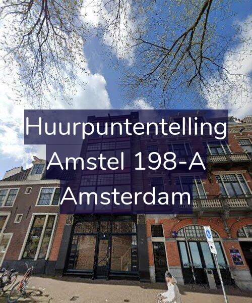 Foto gevel Huurpuntentelling voor Amstel 198-A, Amsterdam