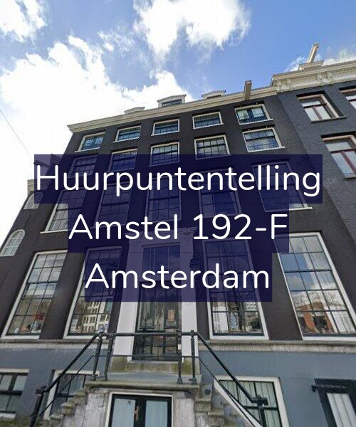 Foto gevel Huurpuntentelling voor Amstel 192-F, Amsterdam