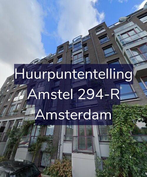 Foto gevel Huurpuntentelling voor Amstel 294-R, Amsterdam