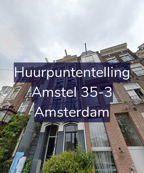 Foto gevel Huurpuntentelling voor Amstel 35-3, Amsterdam