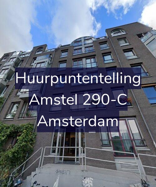 Foto gevel Huurpuntentelling voor Amstel 290-C, Amsterdam