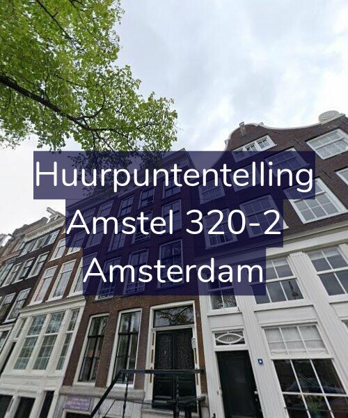 Foto gevel Huurpuntentelling voor Amstel 320-2, Amsterdam